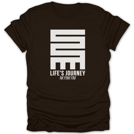 Life's Journey NKYINKYIM Graphic Tee Shirt