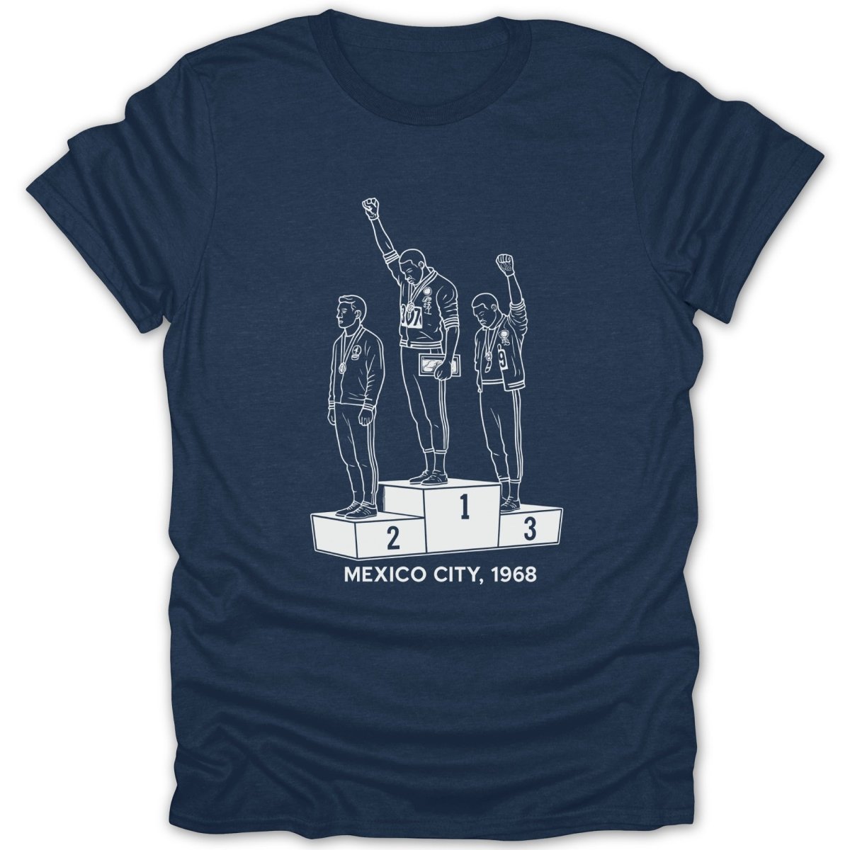 The Olympic Black Power Salute Iconic Moment Art Tee - Zion Threadz