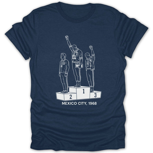 The Olympic Black Power Salute Iconic Moment Art Tee - Zion Threadz