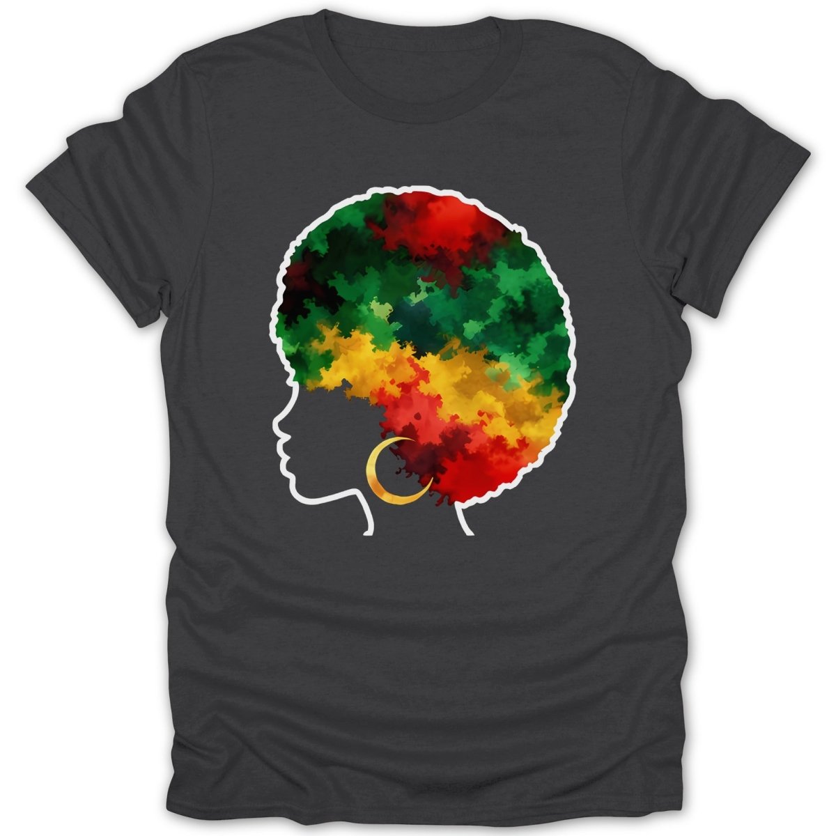 Vibrant Heritage Afro Tee - Zion Threadz