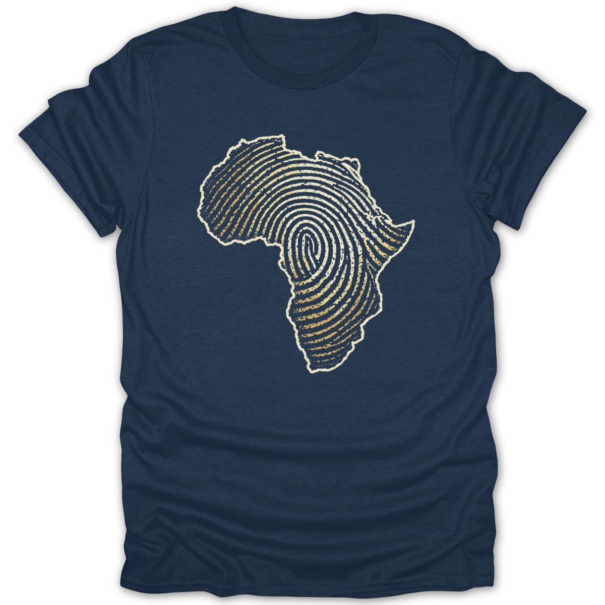 Africa Fingerprint GLD Tee - Zion Threadz