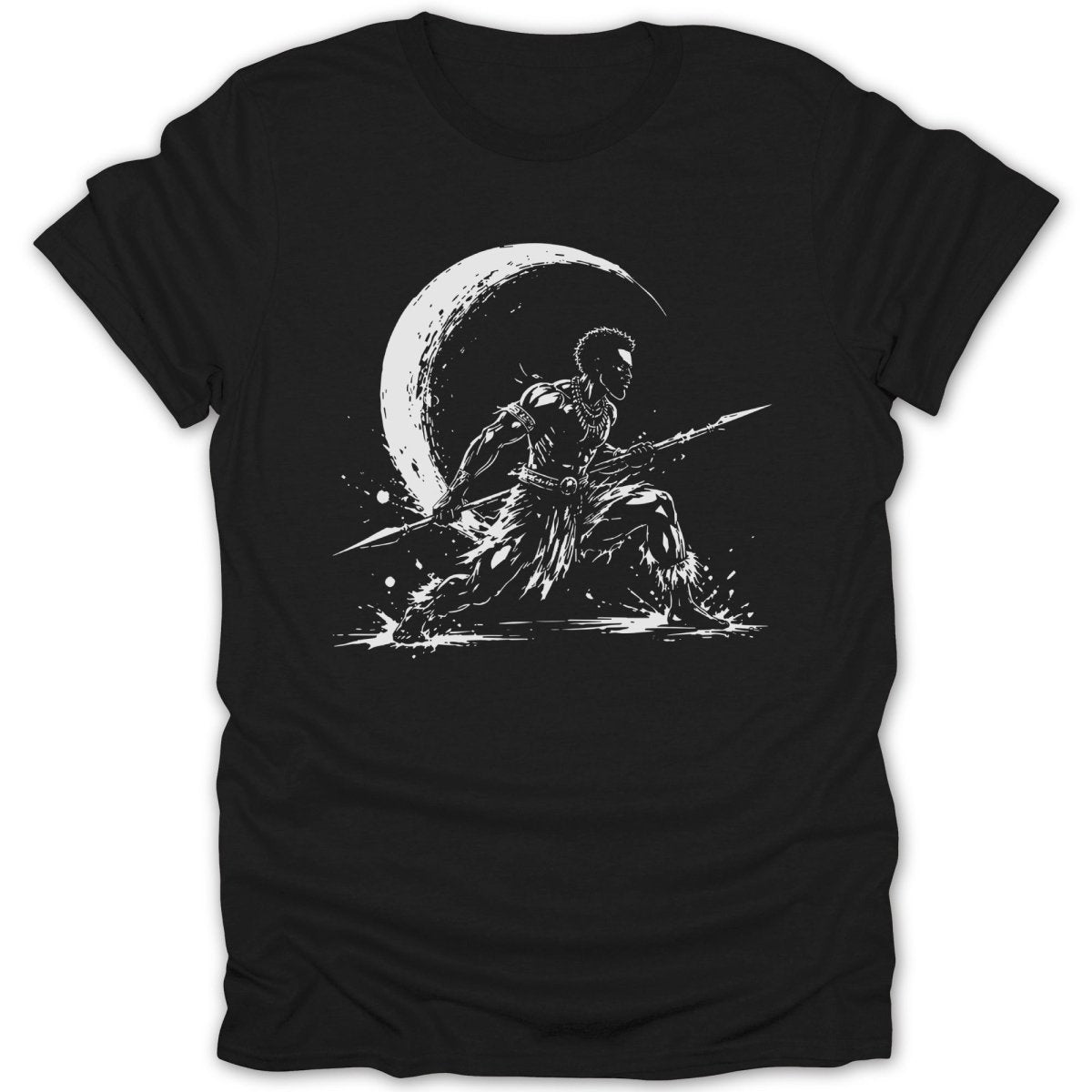 Lunar Warrior Spirit BW Tee - Zion Threadz