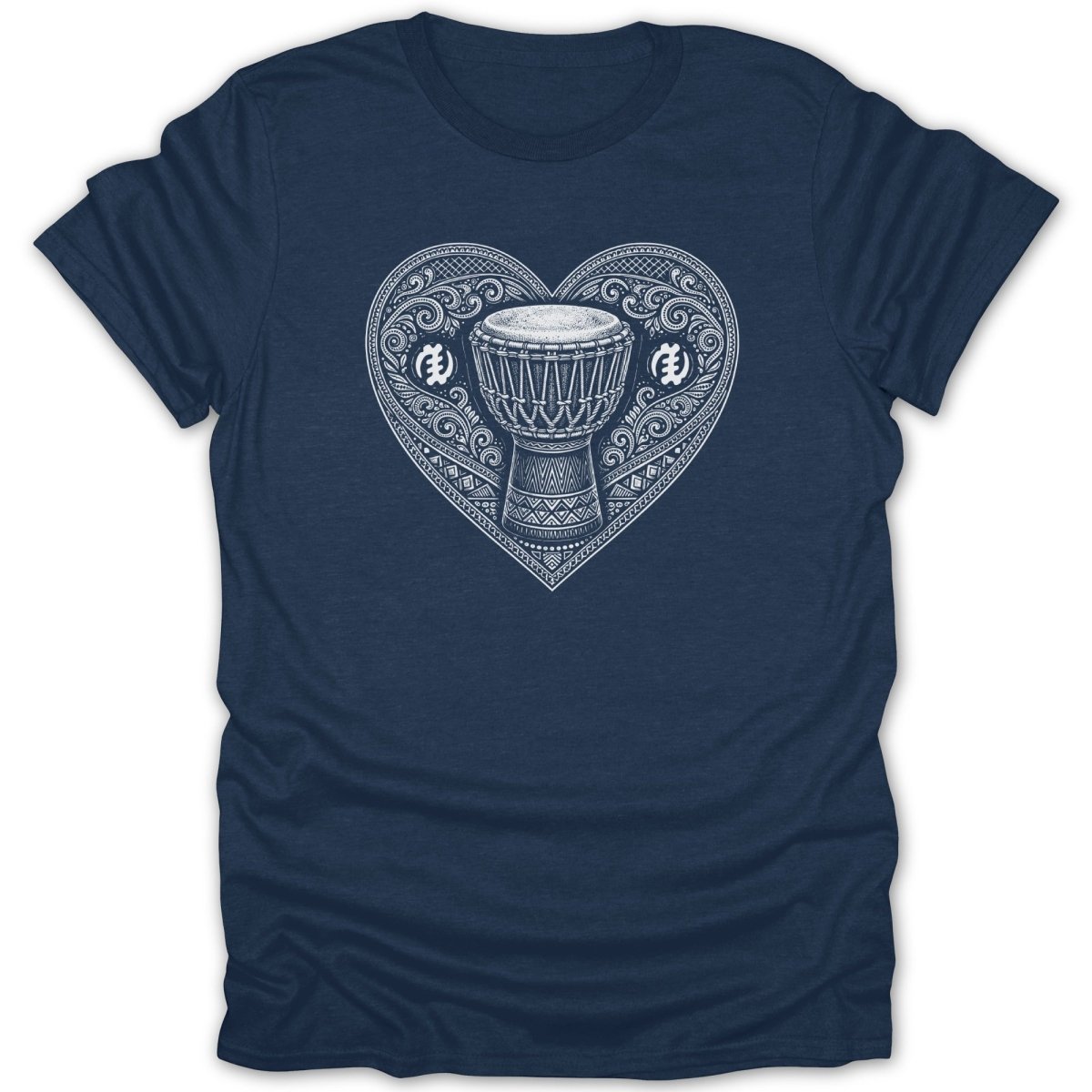 Heart Beat Drum Adinkra Tee - Zion Threadz