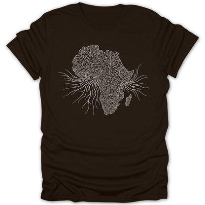 Africa Roots Map Tee - Zion Threadz