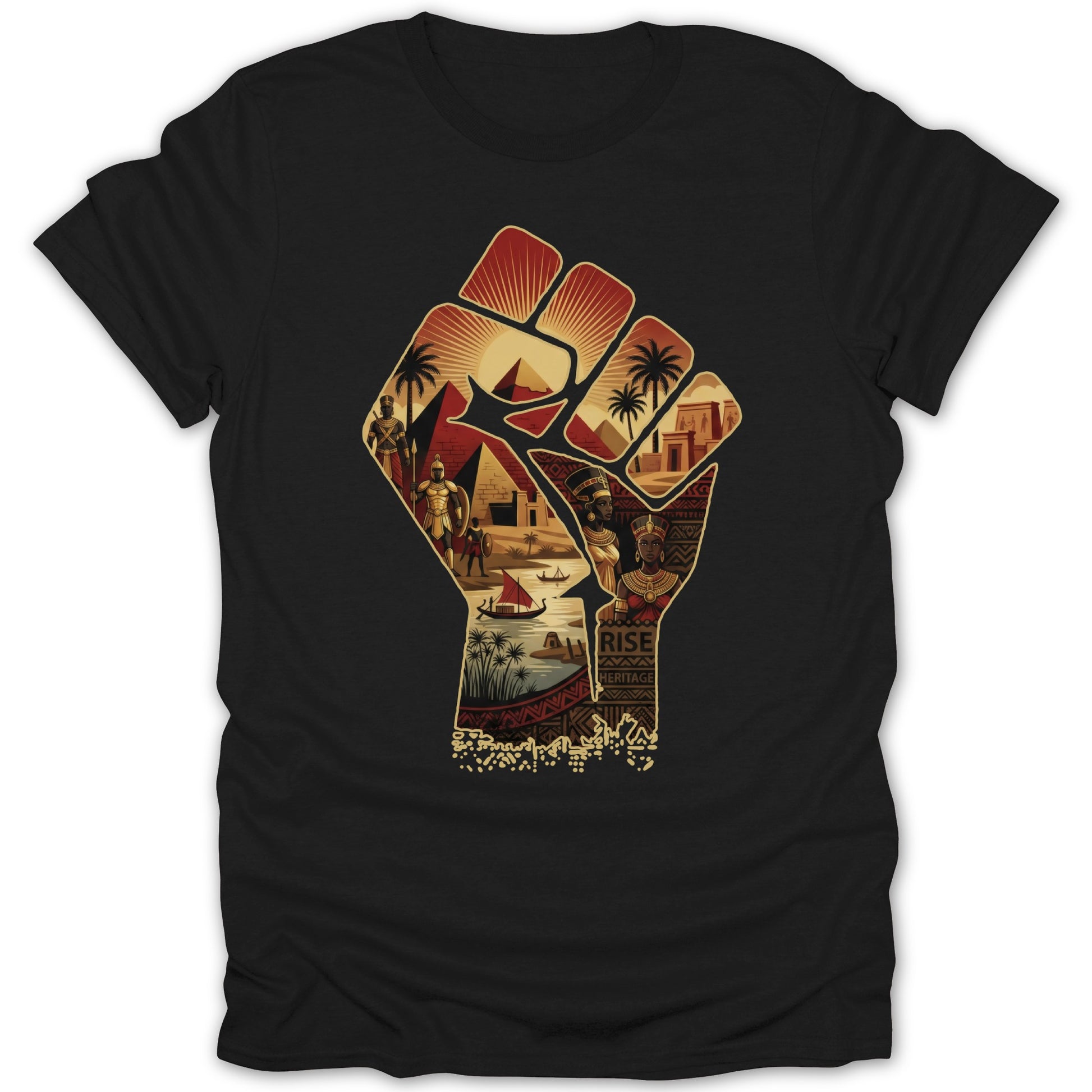 Rise African Heritage Fist Design T-Shirt product