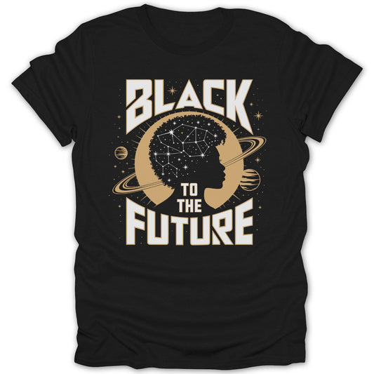 Black to the Future Graphic Design Apparel