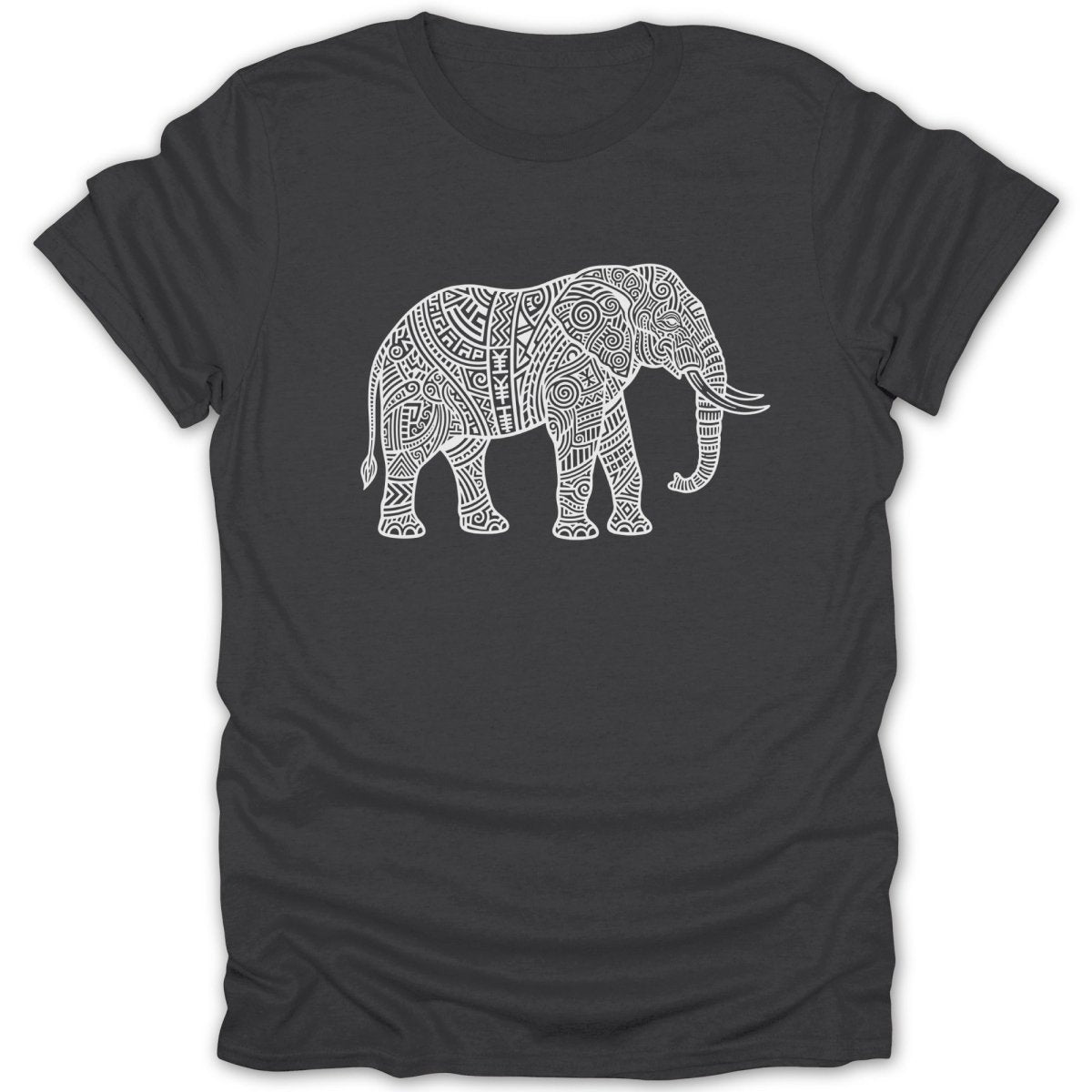 Tribal Elephant Pattern Tee - Zion Threadz