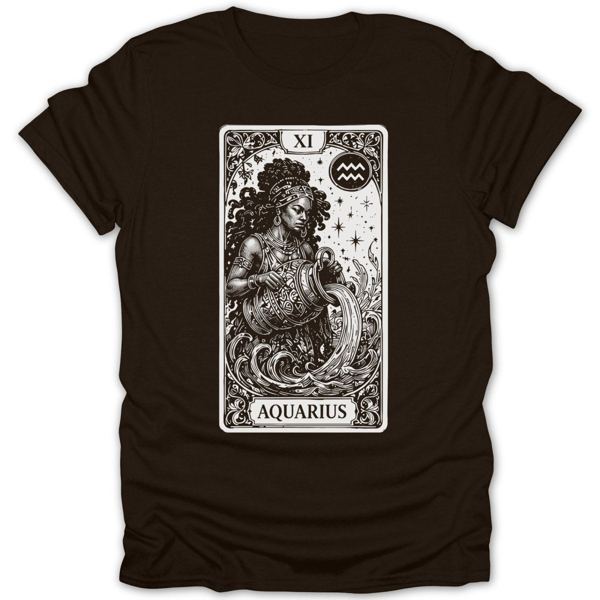 Aquarius Zodiac Tee - Zion Threadz