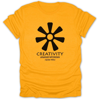 Adinkra Ananse Ntontan Creativity Tee - Zion Threadz