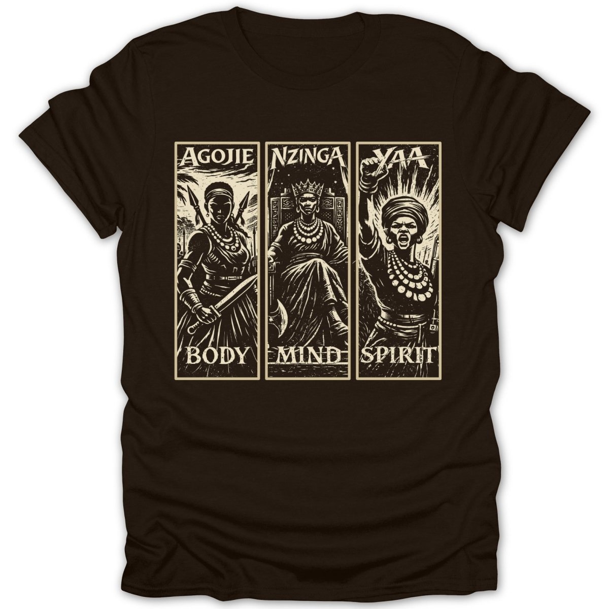 Agojie Nzinga Yaa Legacy Tee - Zion Threadz