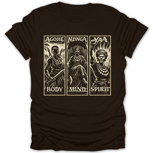 Agojie Nzinga Yaa Legacy Tee - Zion Threadz