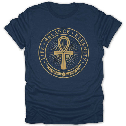 Life Balance Eternity Ankh Tee - Zion Threadz