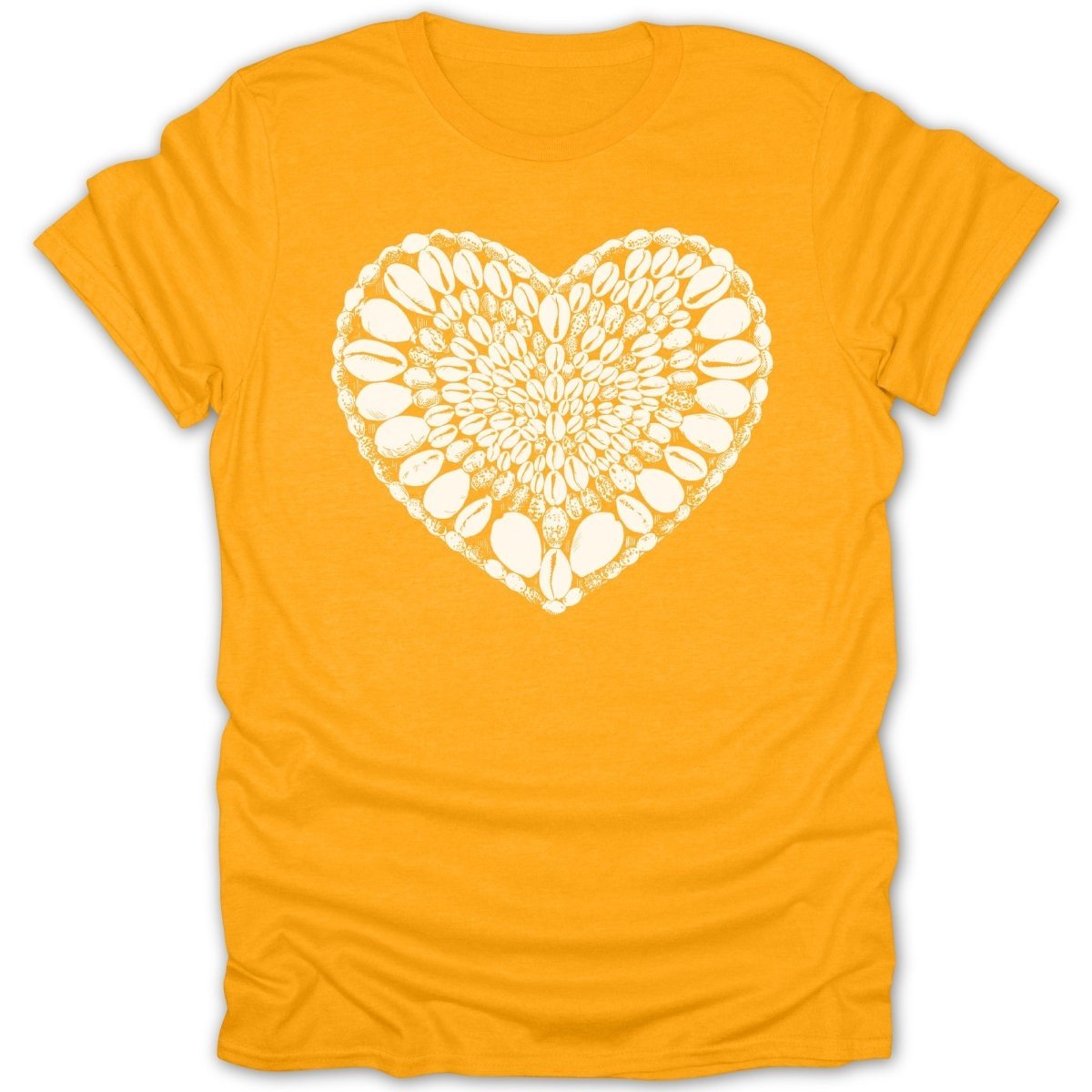 Cowrie Shell Heart Shape Tee - Zion Threadz