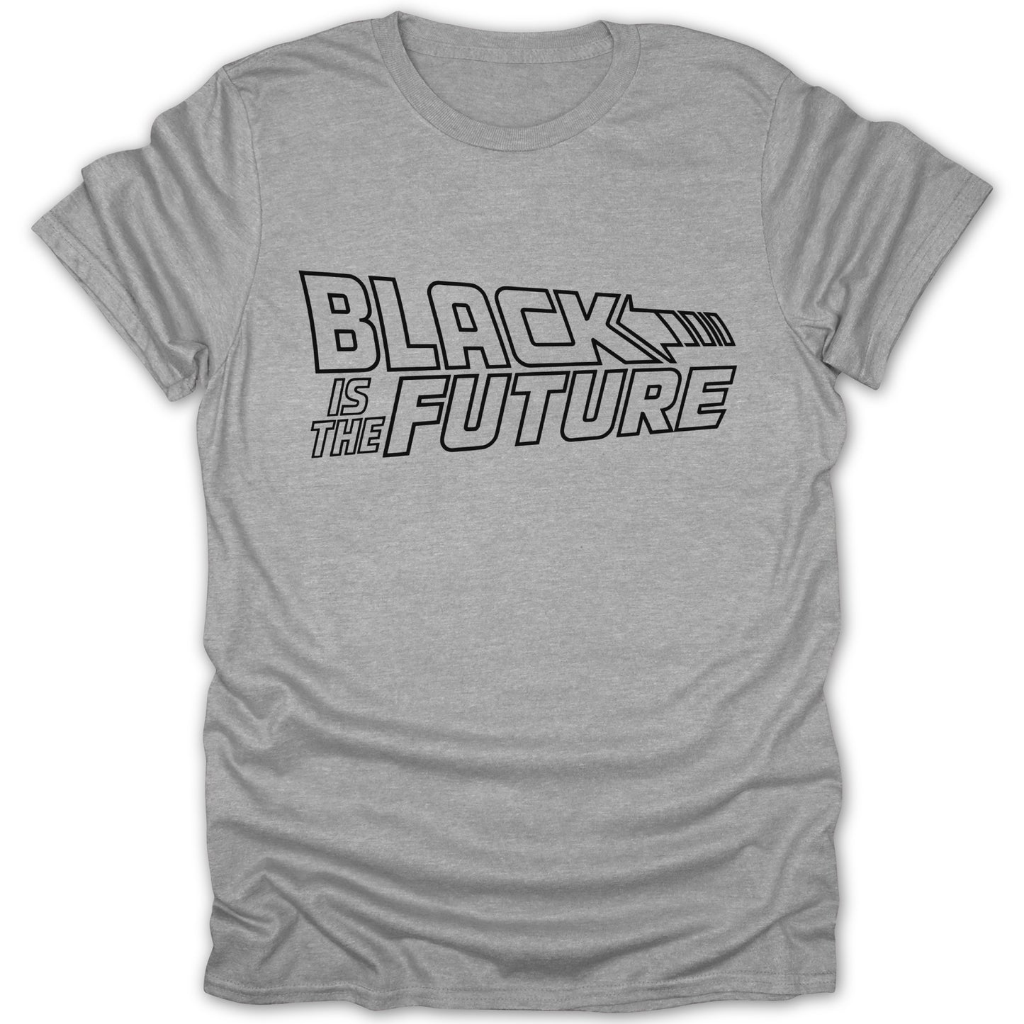 Black Is The Future Text Graphic T-Shirt product