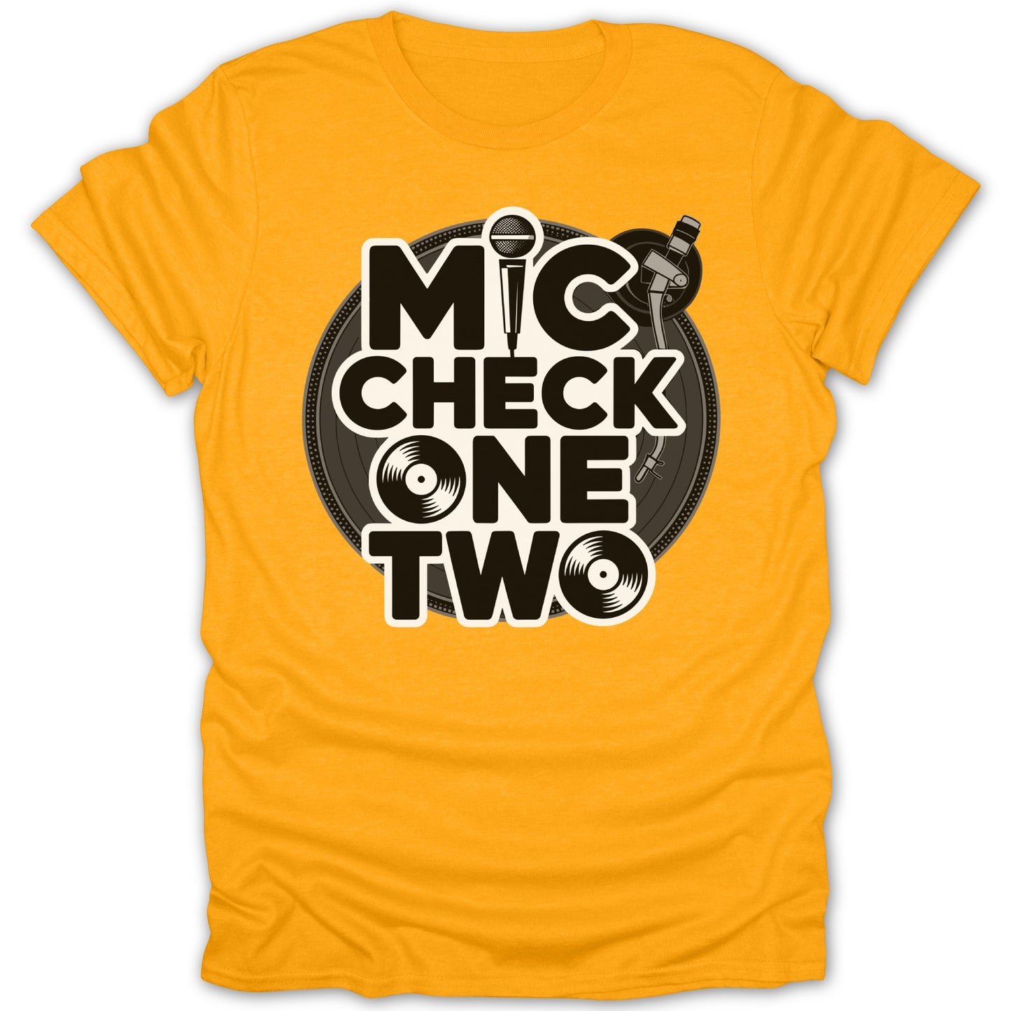 Music Lovers Mic Check One Two Graphic Tee product