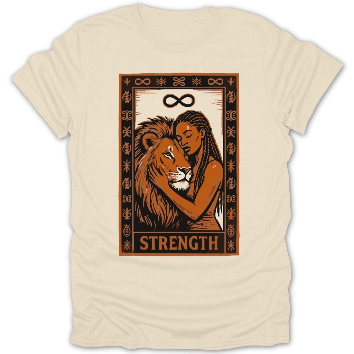 Strength Tarot Card Tee - Zion Threadz