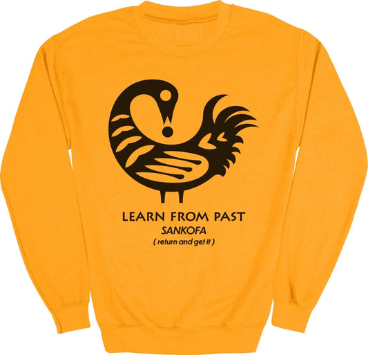 Sankofa Adinkra Learn From Past Sweatshirt - Zion Threadz