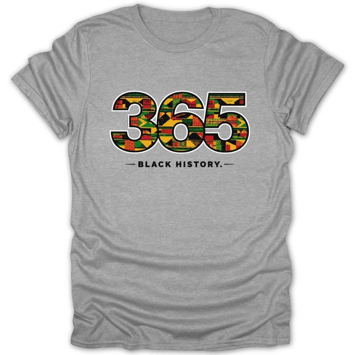 365 Black History Kente Pattern Tee - Zion Threadz