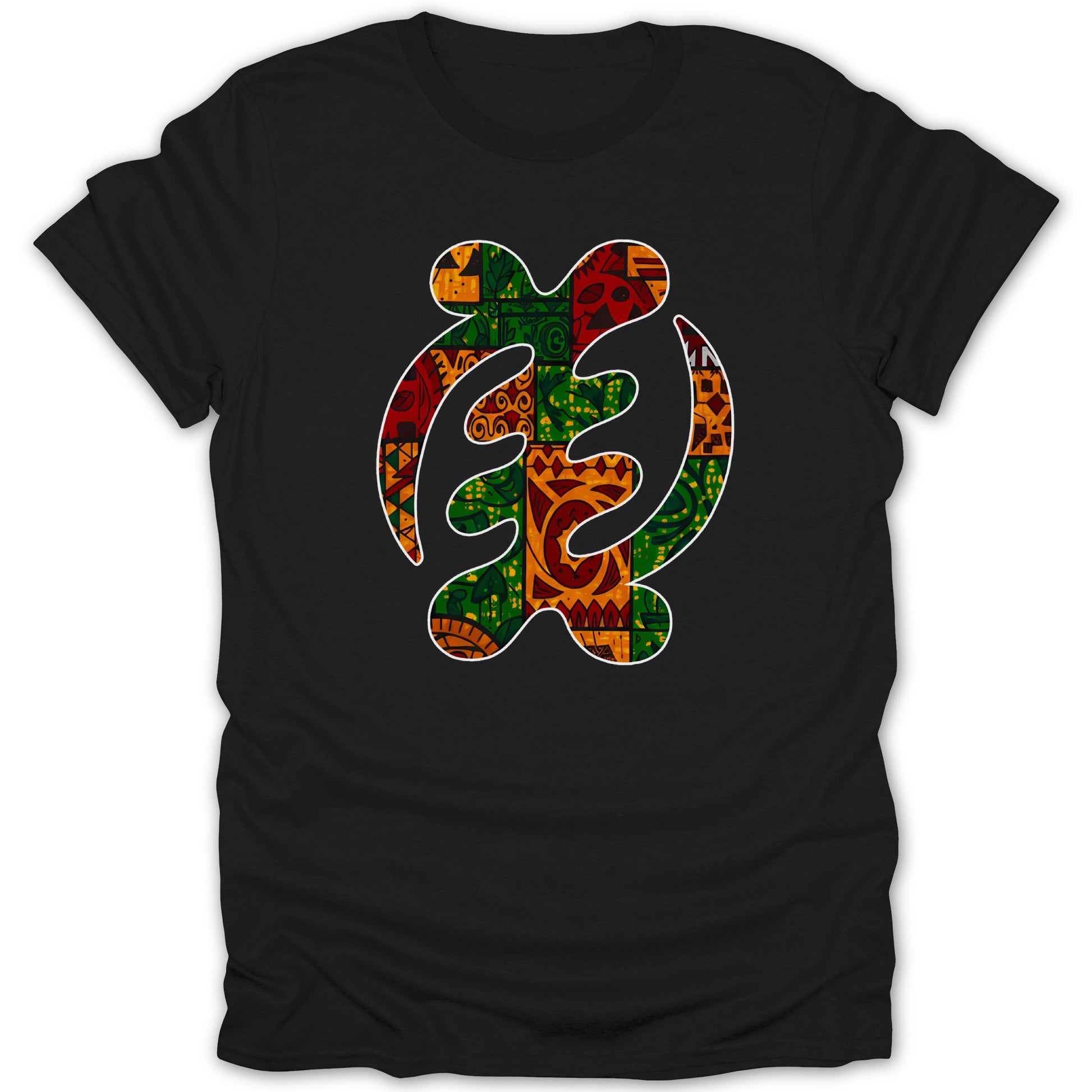 Colorful African Adinkra Gye Nyame Symbol Shirt