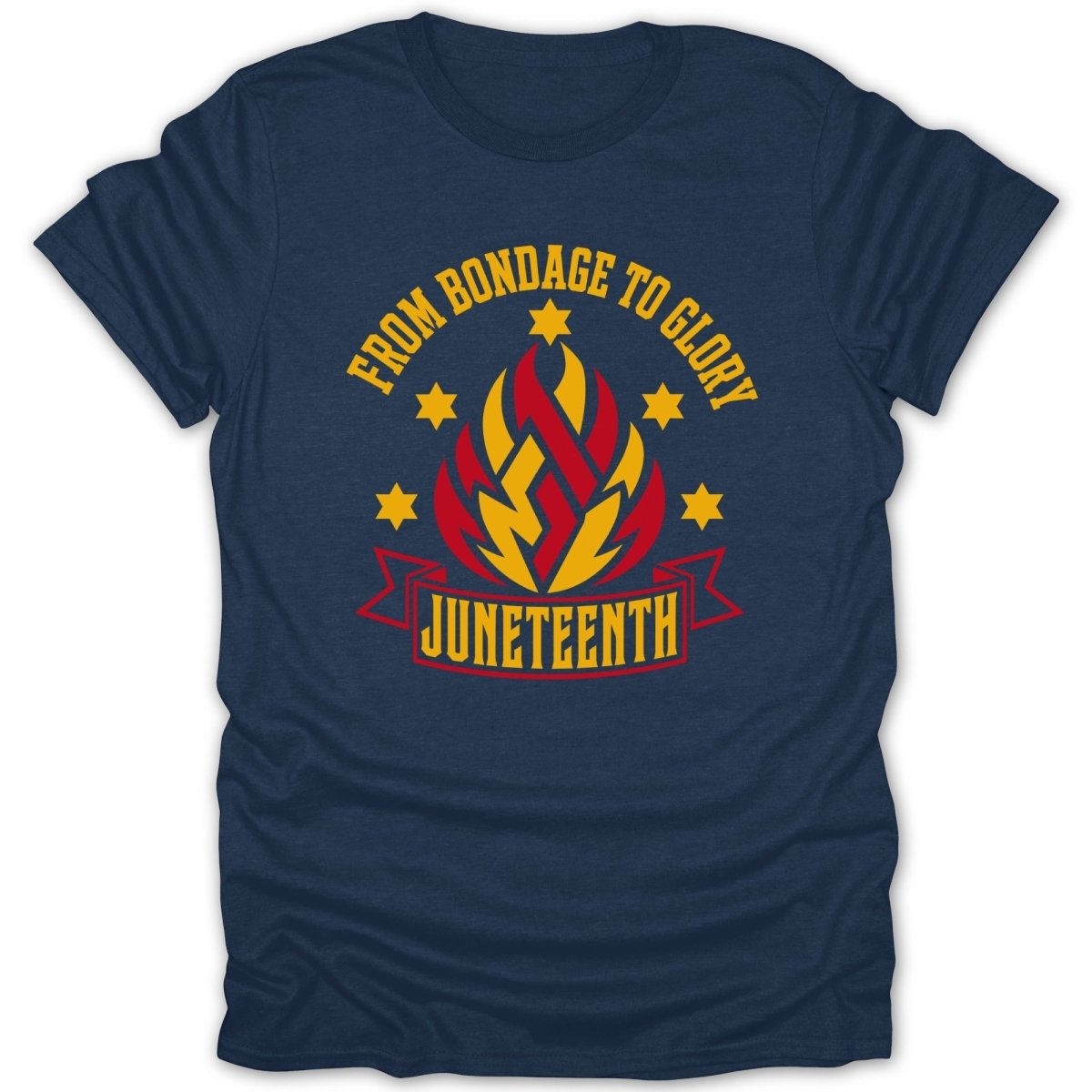 Juneteenth Glory Flame Tee - Zion Threadz