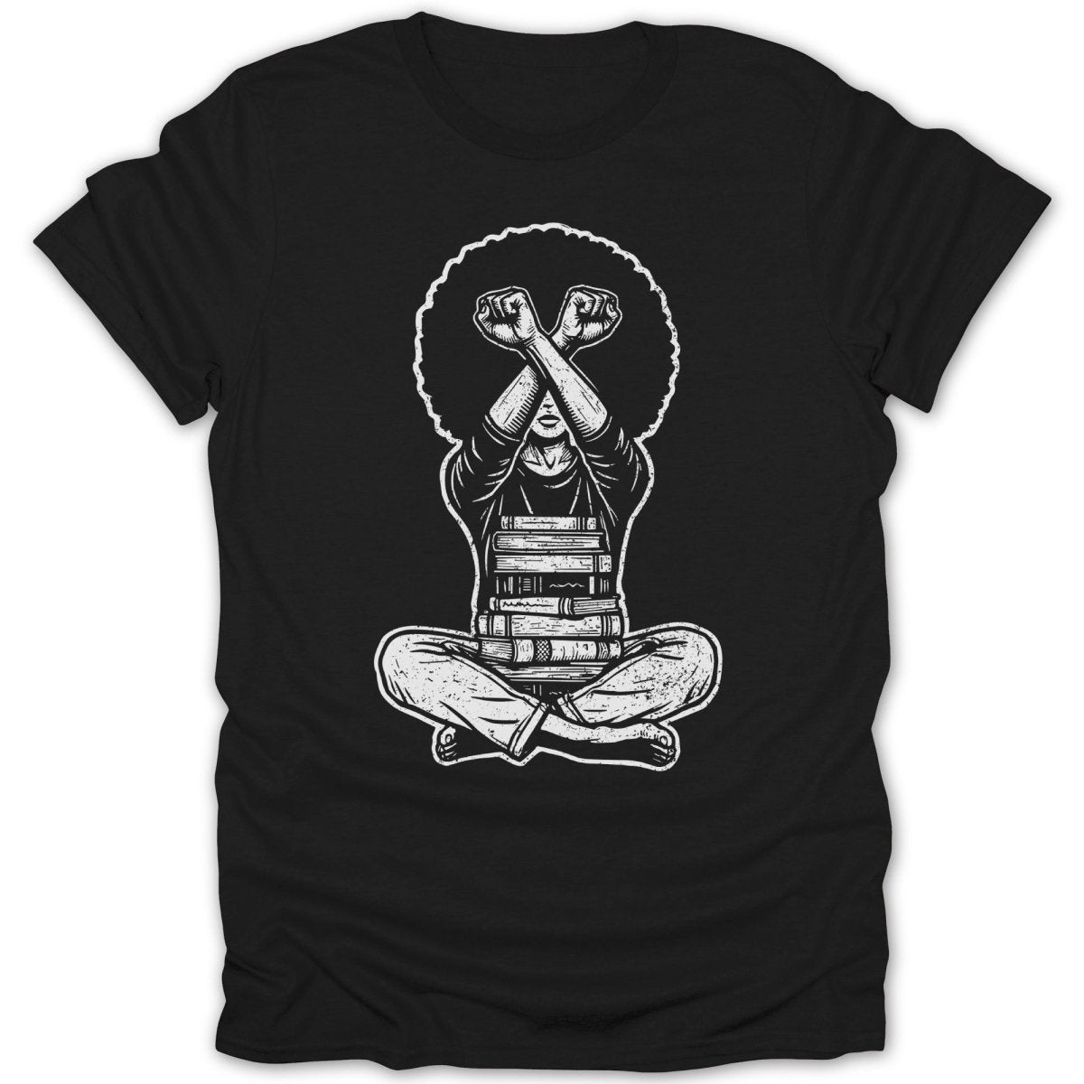 Knowledge Is Power Distressed Tee - Zion Threadz