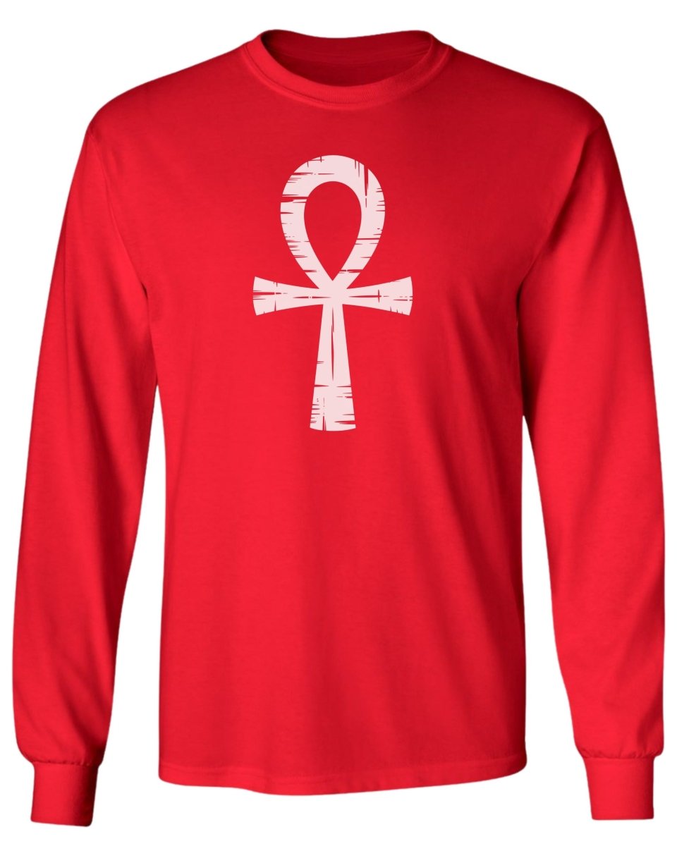 Ankh Symbol Long Sleeve Tee - Zion Threadz