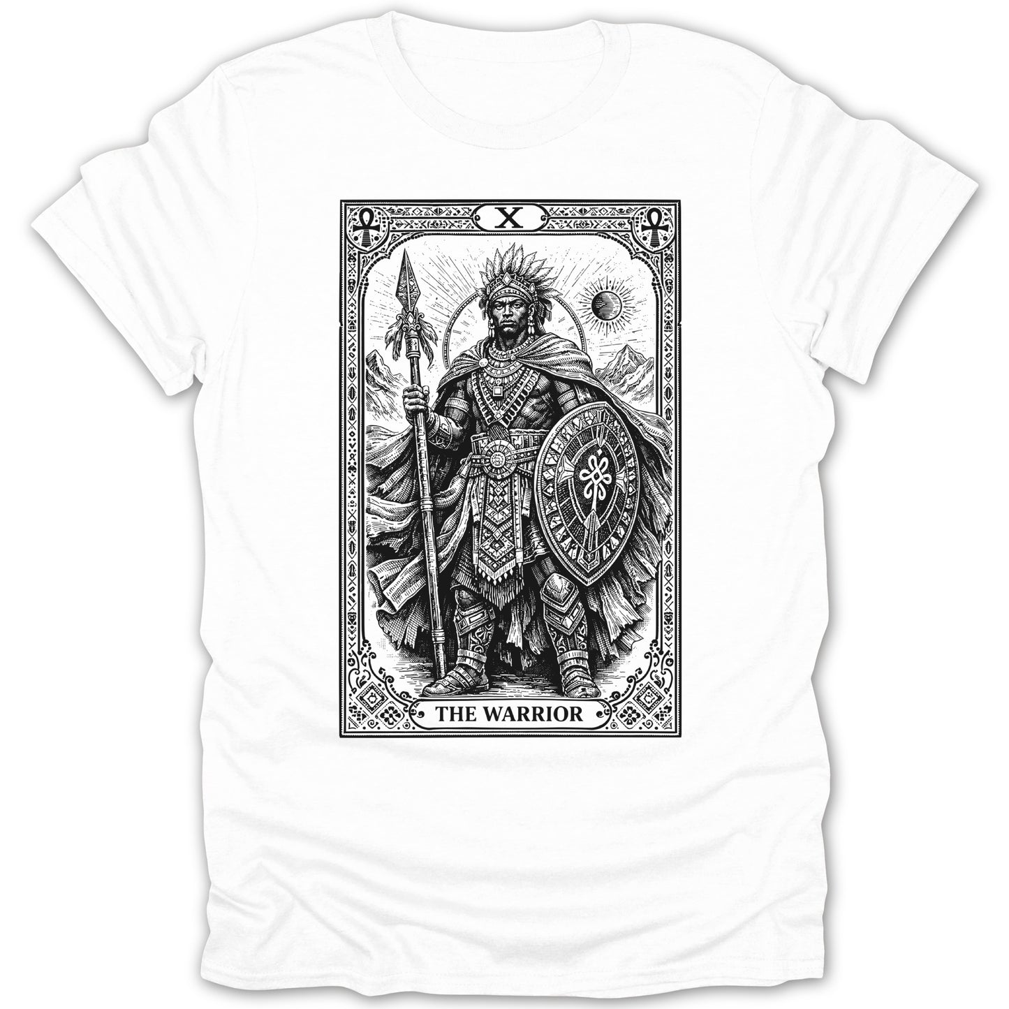 X The Warrior Mythic Hero Figure Design product type