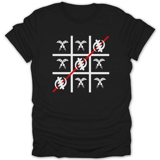 Tic Tac Toe Adinkra GOD vs War Tee - Zion Threadz