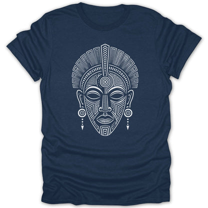 Ancient Spirit Wood Pattern Mask Tee - Zion Threadz