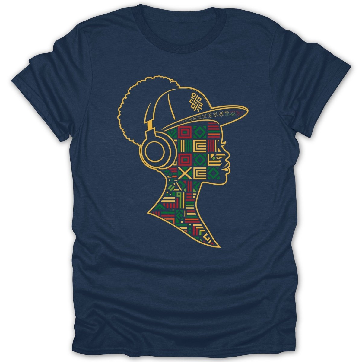 Hip Hop Female Pattern Tee - Zion Threadz