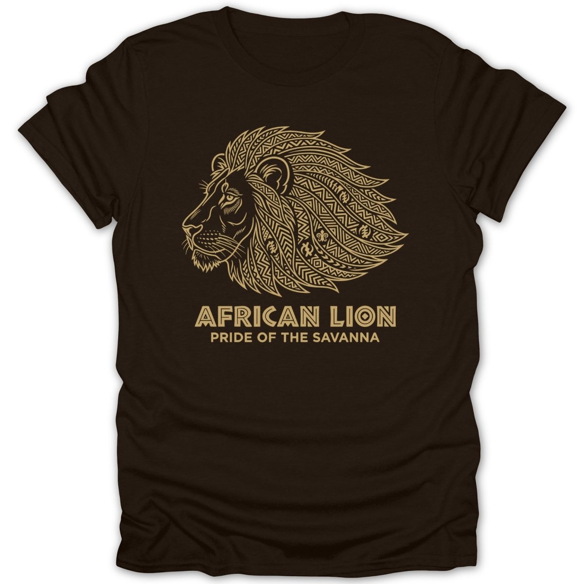 African Lion Pride Of The Savanna Tee - Zion Threadz