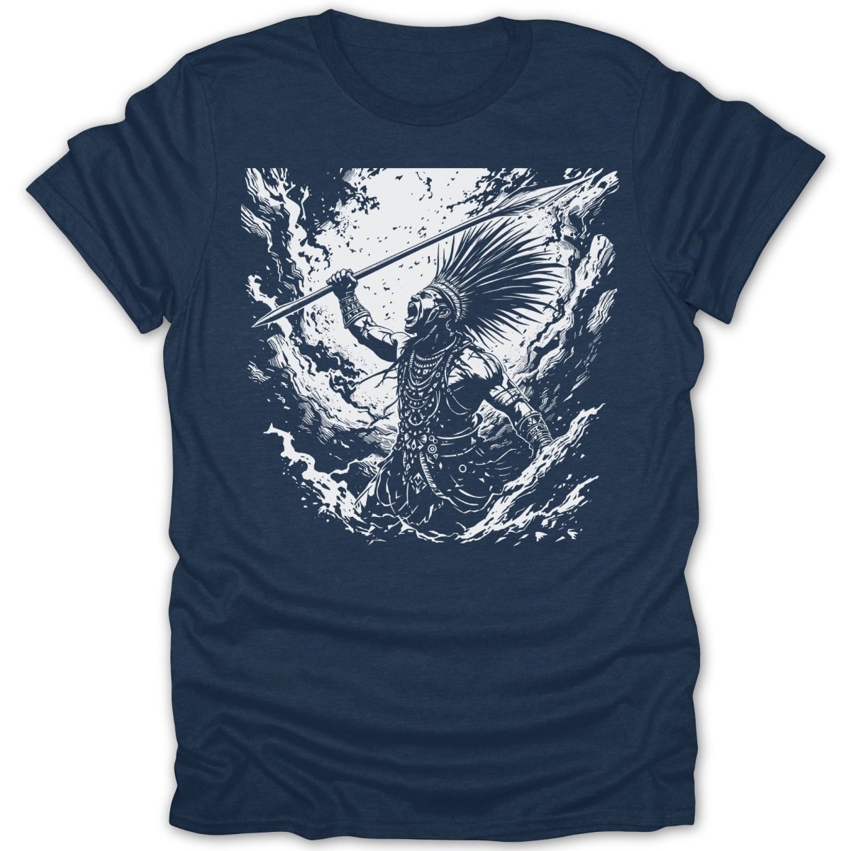 Warrior with Spear Tee - Zion Threadz