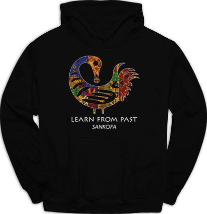 Sankofa Adinkra Tribal Hoodie - Zion Threadz