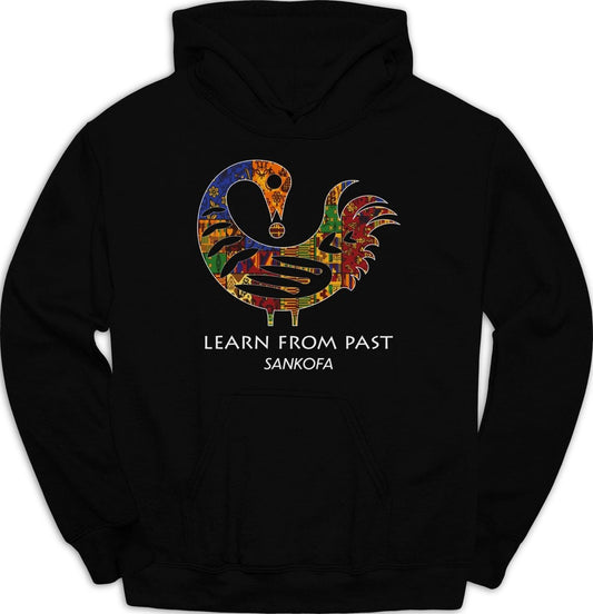 Sankofa Adinkra Tribal Hoodie - Zion Threadz