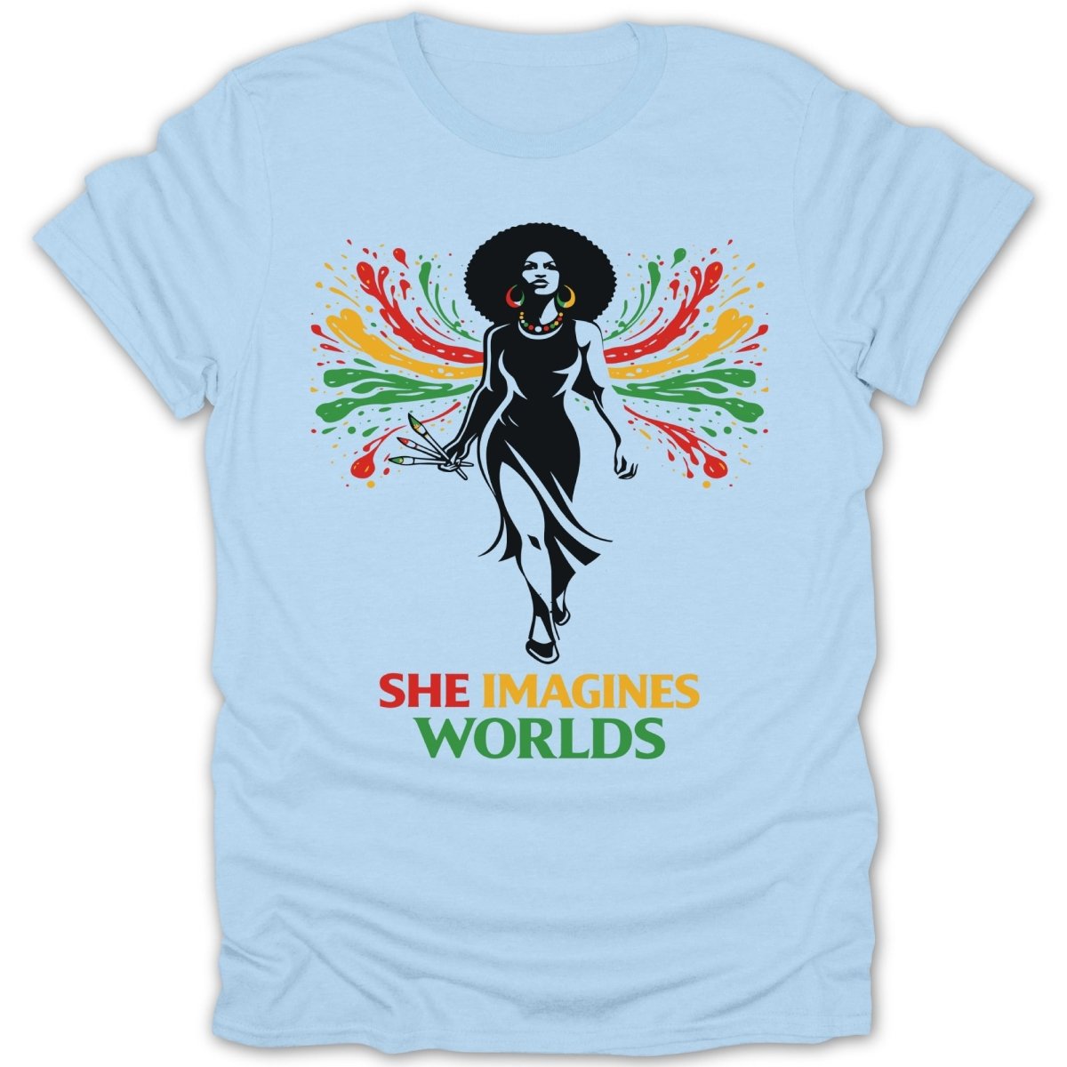 She Imagines Worlds Tee - Zion Threadz