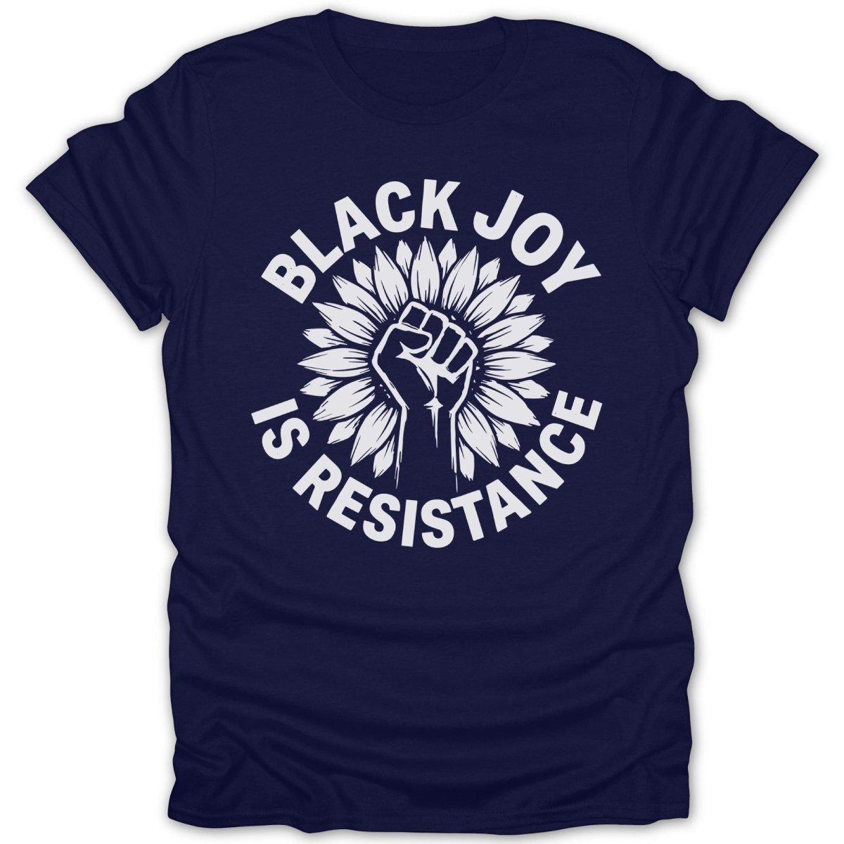 Black Joy Is Resistance BW Tee - Zion Threadz