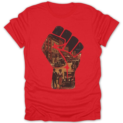Retro Fist 1900's Tee - Zion Threadz