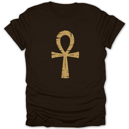 Ankh Symbol GLD Tee - Zion Threadz