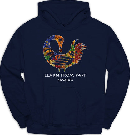 Sankofa Adinkra Tribal Hoodie - Zion Threadz
