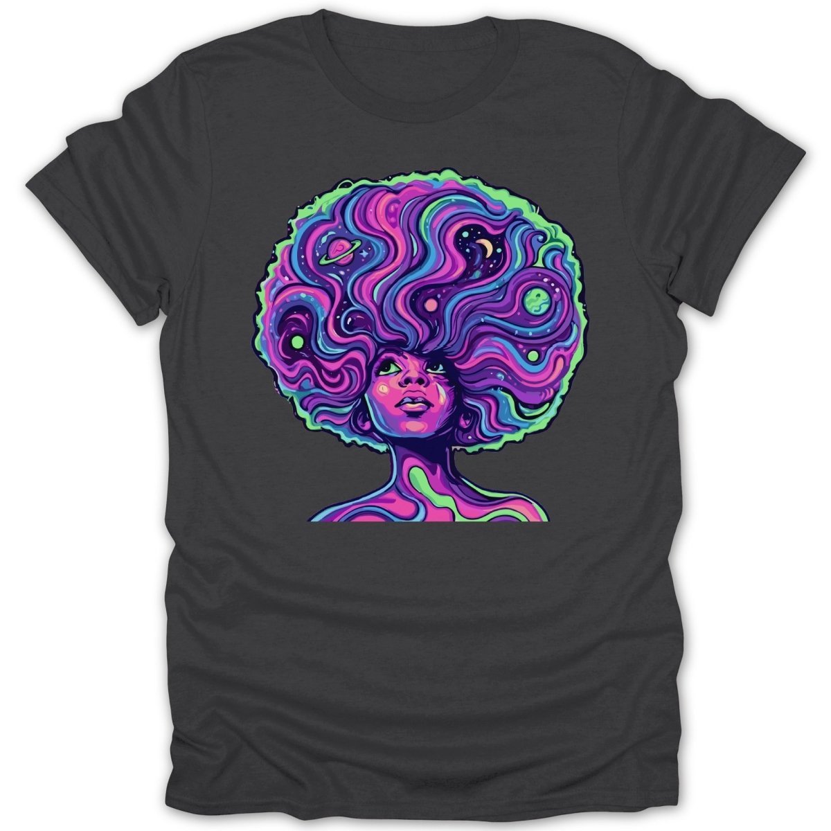 Cosmic Dreamer Black Girl Tee - Zion Threadz