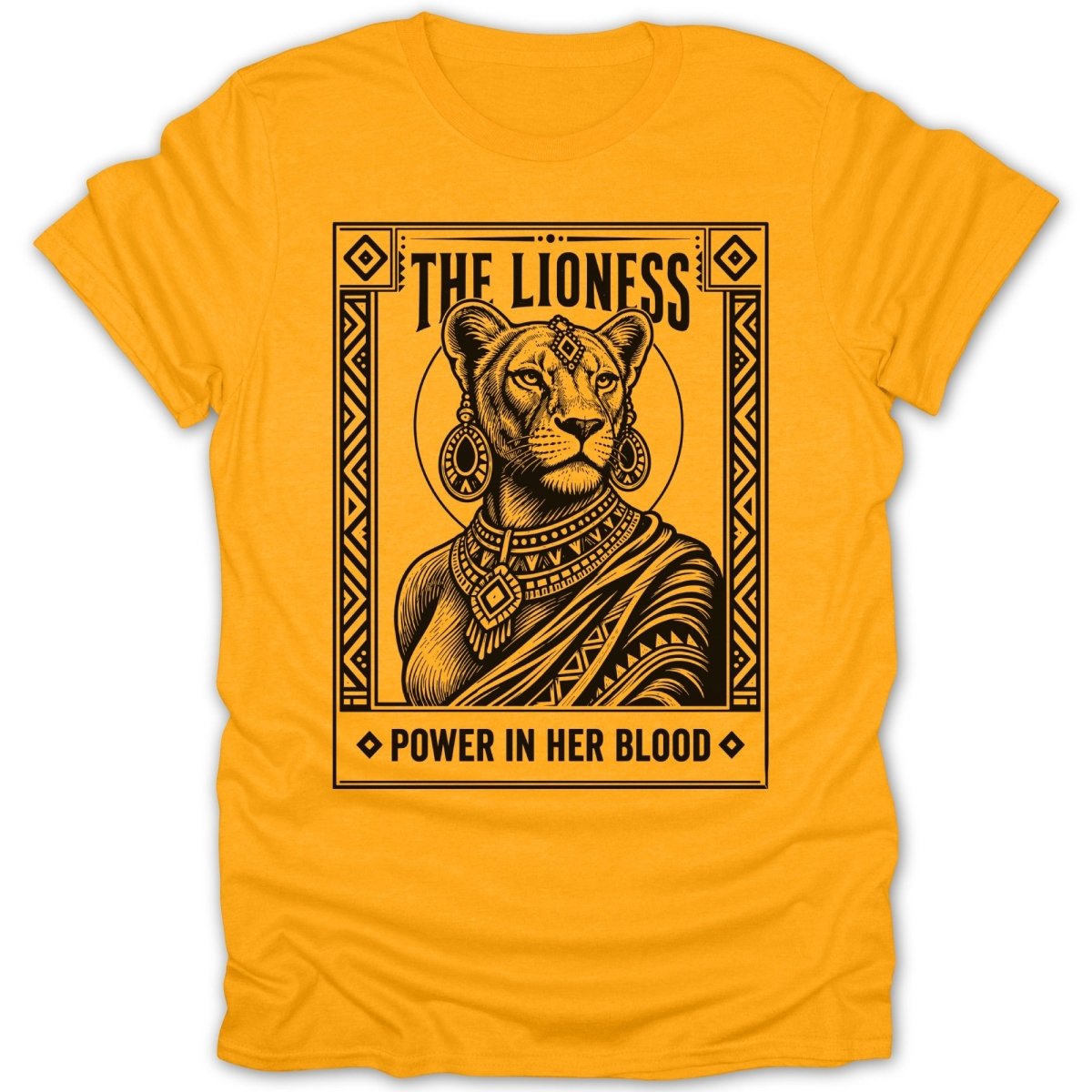 The Lioness: Power In Her Blood Tee - Zion Threadz