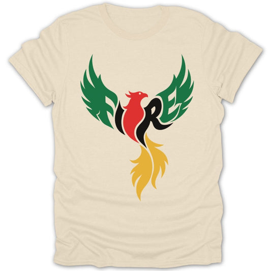 Fire Phoenix RBG Tee - Zion Threadz