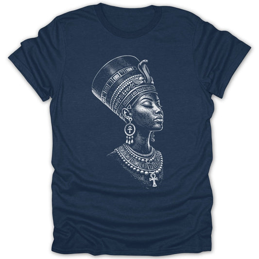 Nefertiti Empress Engraving Tee - Zion Threadz