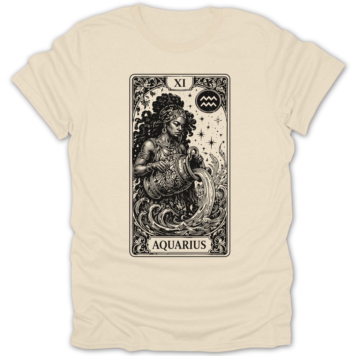 Aquarius Zodiac Tee - Zion Threadz