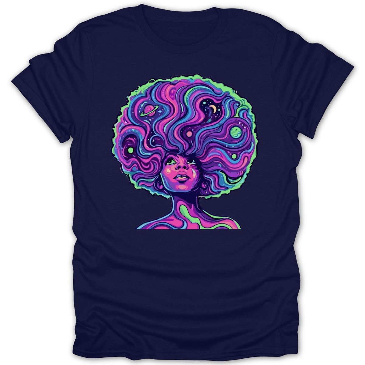 Cosmic Dreamer Black Girl Tee - Zion Threadz