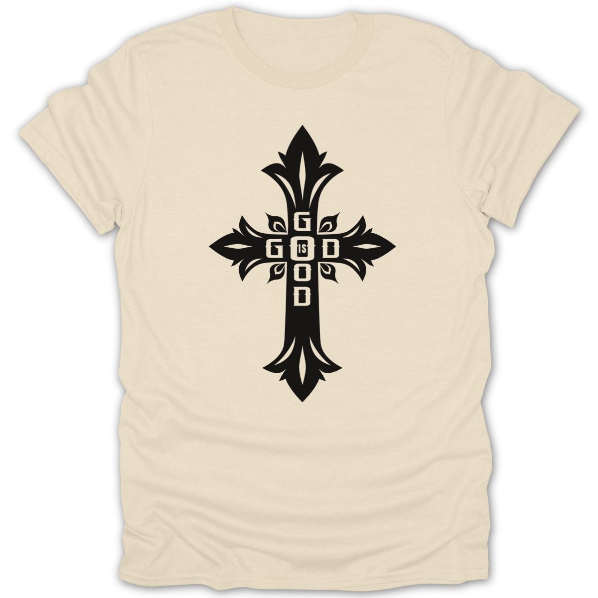 God Is Good Cross Tee - Zion Threadz