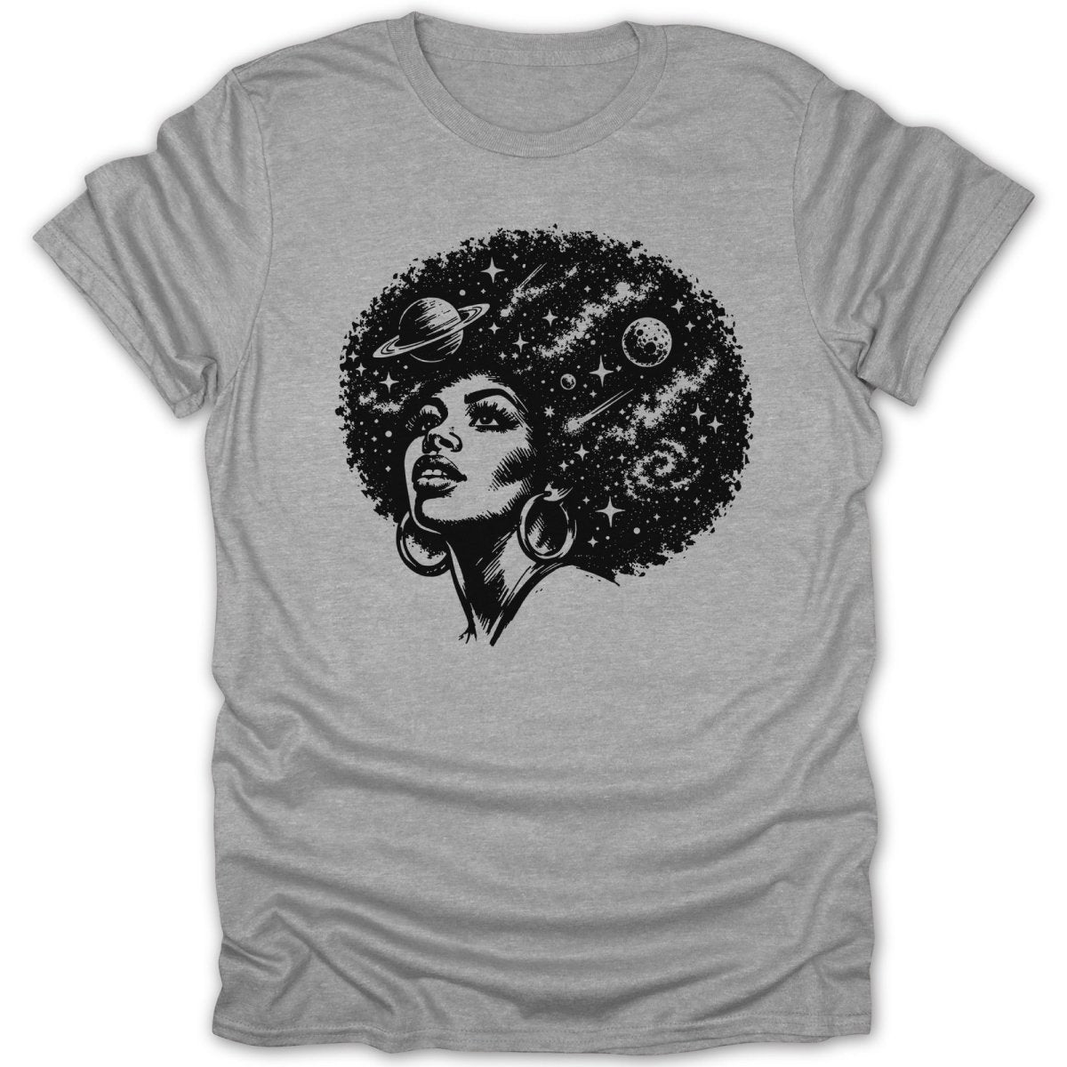 Afro Girl Celestial Dreamer Tee - Zion Threadz