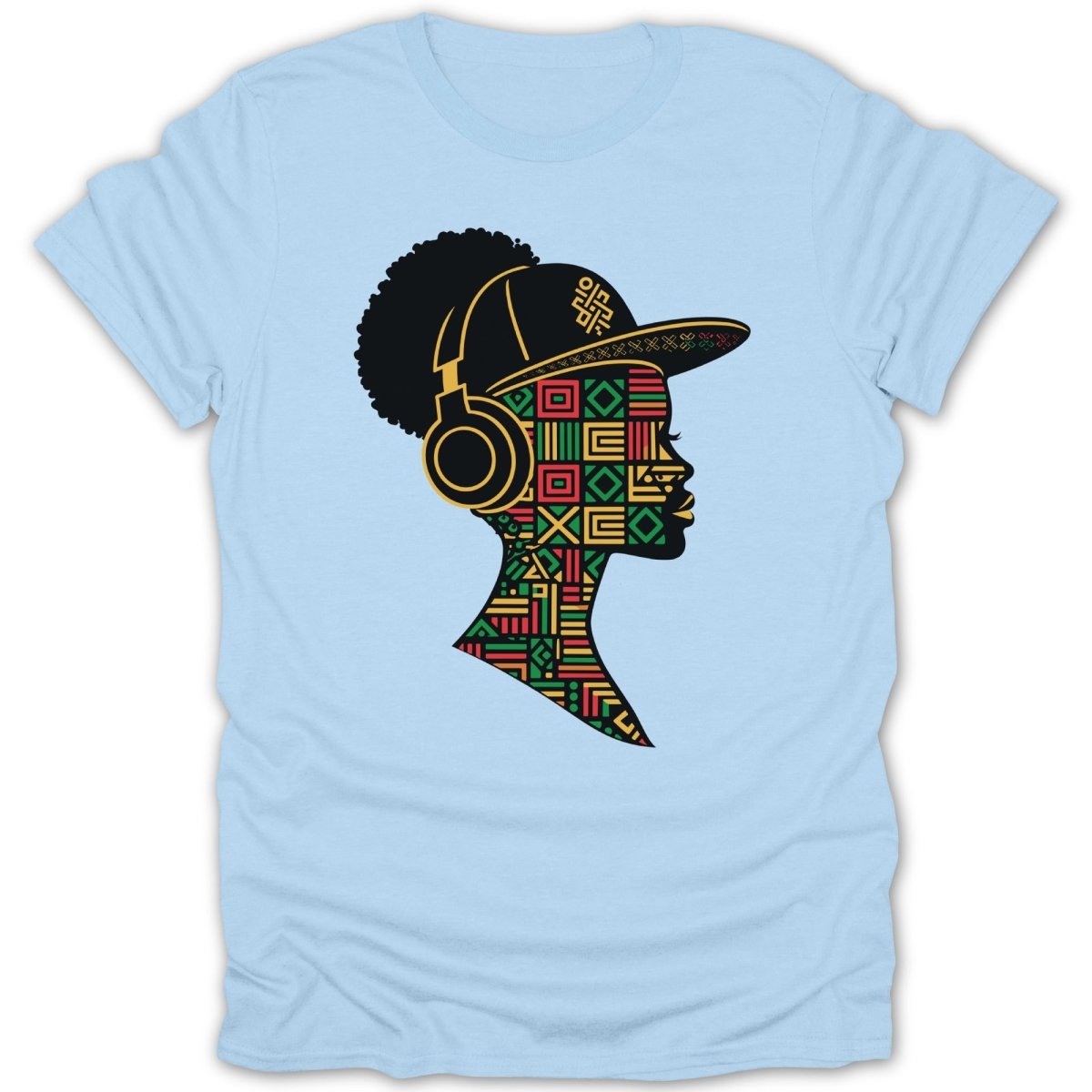 Hip Hop Female Pattern Tee - Zion Threadz