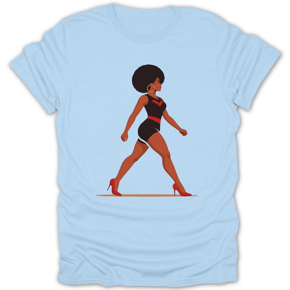 Ebony Power Stride Tee - Zion Threadz