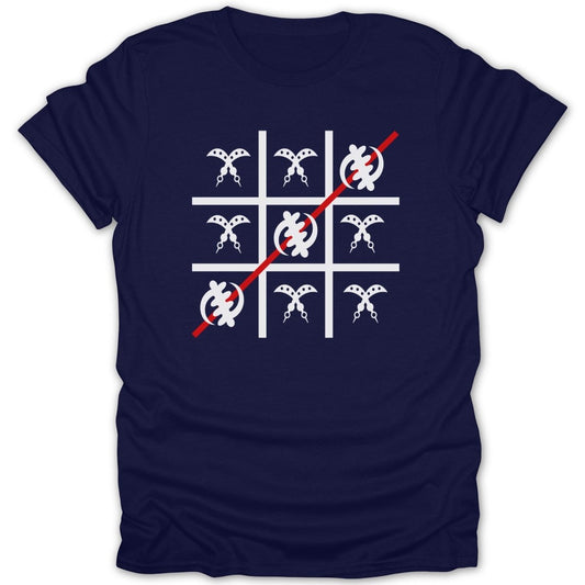Tic Tac Toe Adinkra GOD vs War Tee - Zion Threadz